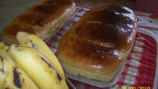 Pão de forma com linhaça da Mara