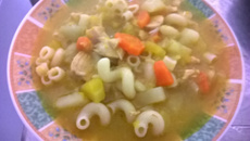 Sopão de legumes da Van