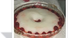 Manjar de Groselha com Coco