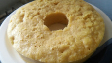 Bolo de manga no micro-ondas