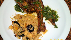 Carré de cordeiro com cuscuz Marroquino