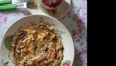 Omelete de Claras de microondas