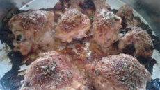 Frango empanado de forno