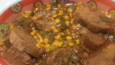 Lagarto na cerveja preta