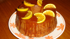 Bolo de laranja de microondas