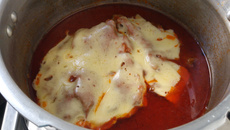 Filé de frango à parmegiana na panela de pressão
