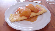 Omelete de pêras