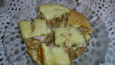 Torta de atum da Priscila de Souza