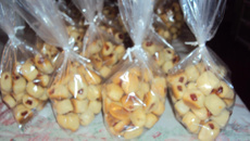 Bolachinha de nata com goiabada