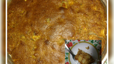 Bolo de maçã 100% integral