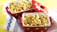 Macarrão de forno de Natal