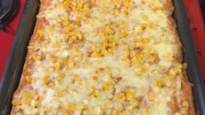 Pizza de sardinha simples