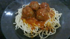 Almôndega light saborosa