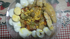 Salada de verdura cozida