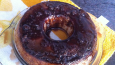 Pudim de leite condensado e chocolate ninja