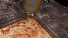 Cachorro quente de forno