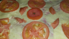 Lanche de presunto e queijo fácil 