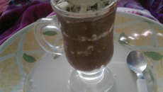 Tacinha de chocolate