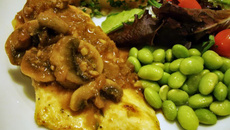 Filé de frango ao vinho