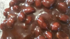 Pé de moleque chocolate