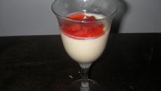 Mousse italiana de mel - Panna Cotta