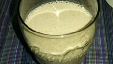 Milk shake de chocolate sem sorvete