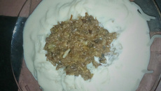 Macarrão com molho branco diferente