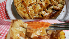 Torta de maçã americana (american pie)