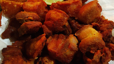 torresmo na panela de pressão