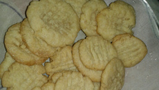 Biscoito amanteigado simples