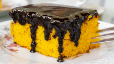 Bolo de cenoura sem glúten
