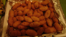 Croquetes de calabresa