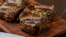 Picanha com batata souté na airfryer