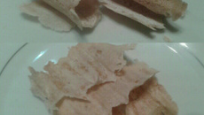 Biscoito chapinha no grill