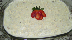 Merengue de morango fácil