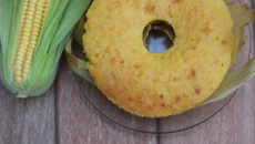 Bolo de milho verde com coco