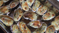 Ostra gratinada