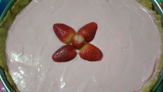 Torta mousse de morango