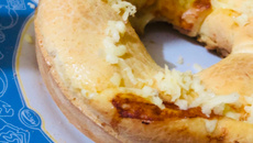 Pão de queijo na forma