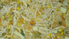 Galinha picante deliciosa