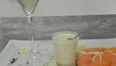 salada caesar de salmão