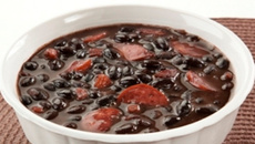 Feijão preto saboroso