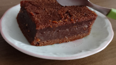 Brownie de arroz com chocolate