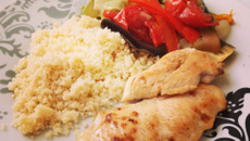 Salada de berinjela ao forno