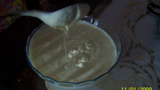 Molho branco com batata