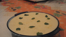 Frango desfiado ao molho branco