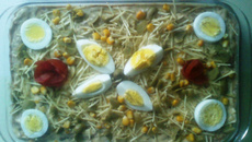 Torta salgada de pão de forma com sardinha