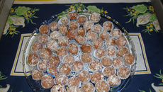 Beijinhos de banana com coco do Lúcio Cezar