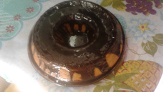 Bolo de gelatina de maracujá