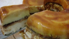 Pudim de sorvete delicioso da mamãe